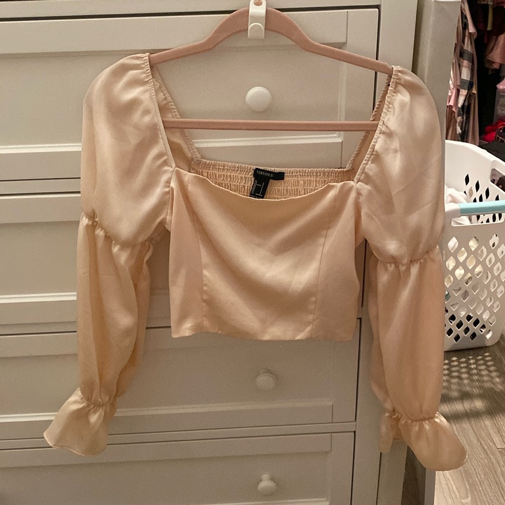 forever 21 satin top